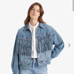 ISO ISO ISO 90s Fringe Denim Jacket
